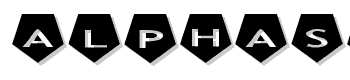 Alphashapes-Pentagons-2 font